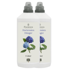 Floravera Premium Hortensien Bio-Flüssigdünger 1 Liter Hortensiendünger Dünger