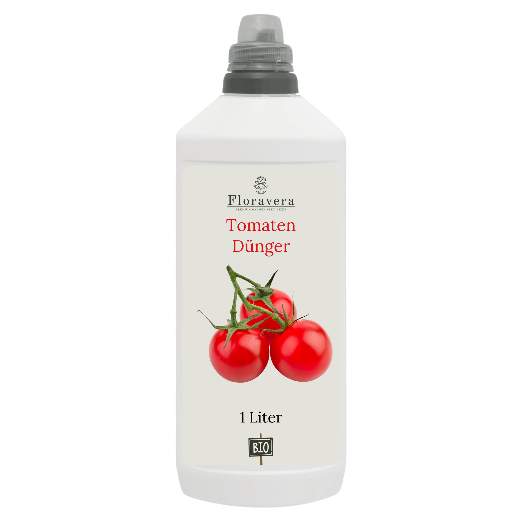 Floravera Premium Tomaten Bio-Flüssigdünger 1 Liter Tomatendünger Dünger