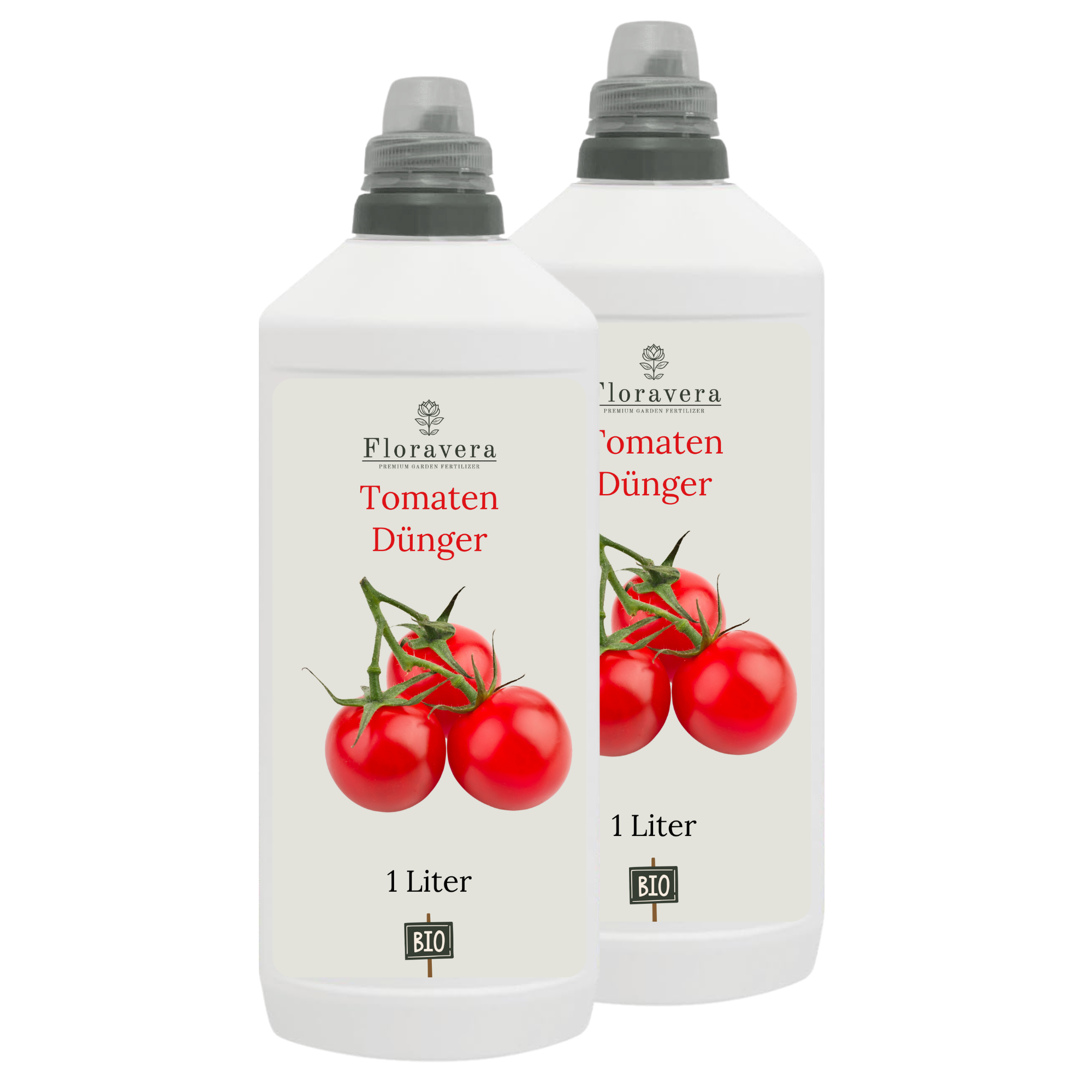 Floravera Premium Tomaten Bio-Flüssigdünger 1 Liter Tomatendünger Dünger