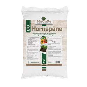 HaGaFe Bio Hornspäne, Gartendünger, Dünger, Gemüsedünger, Stickstoffdünger, rein organisch