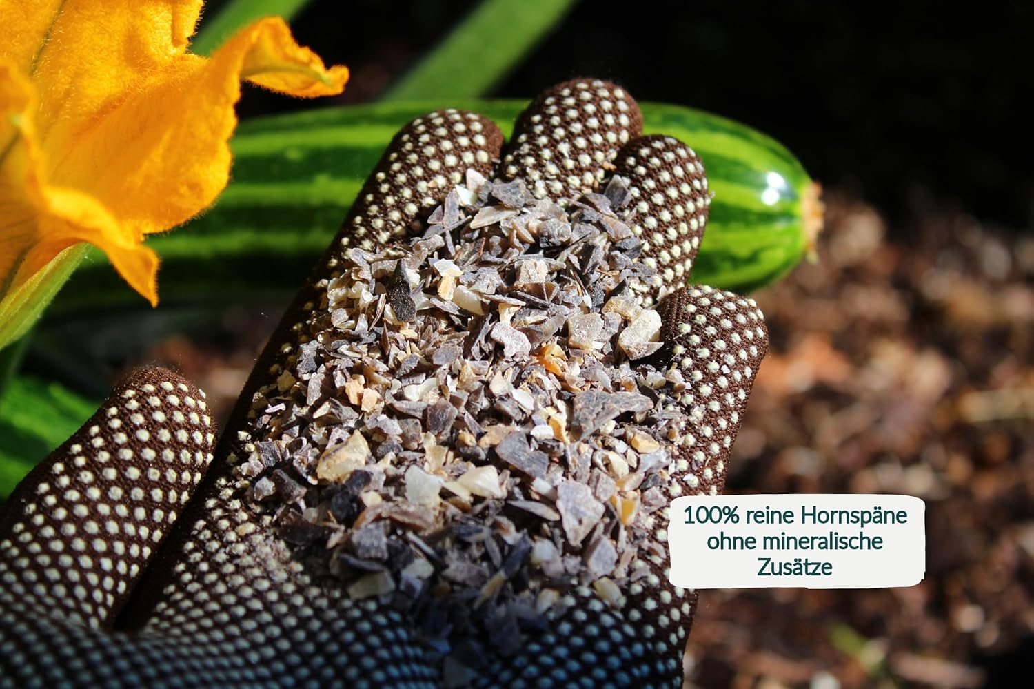 HaGaFe Bio Hornspäne, Gartendünger, Dünger, Gemüsedünger, Stickstoffdünger, rein organisch
