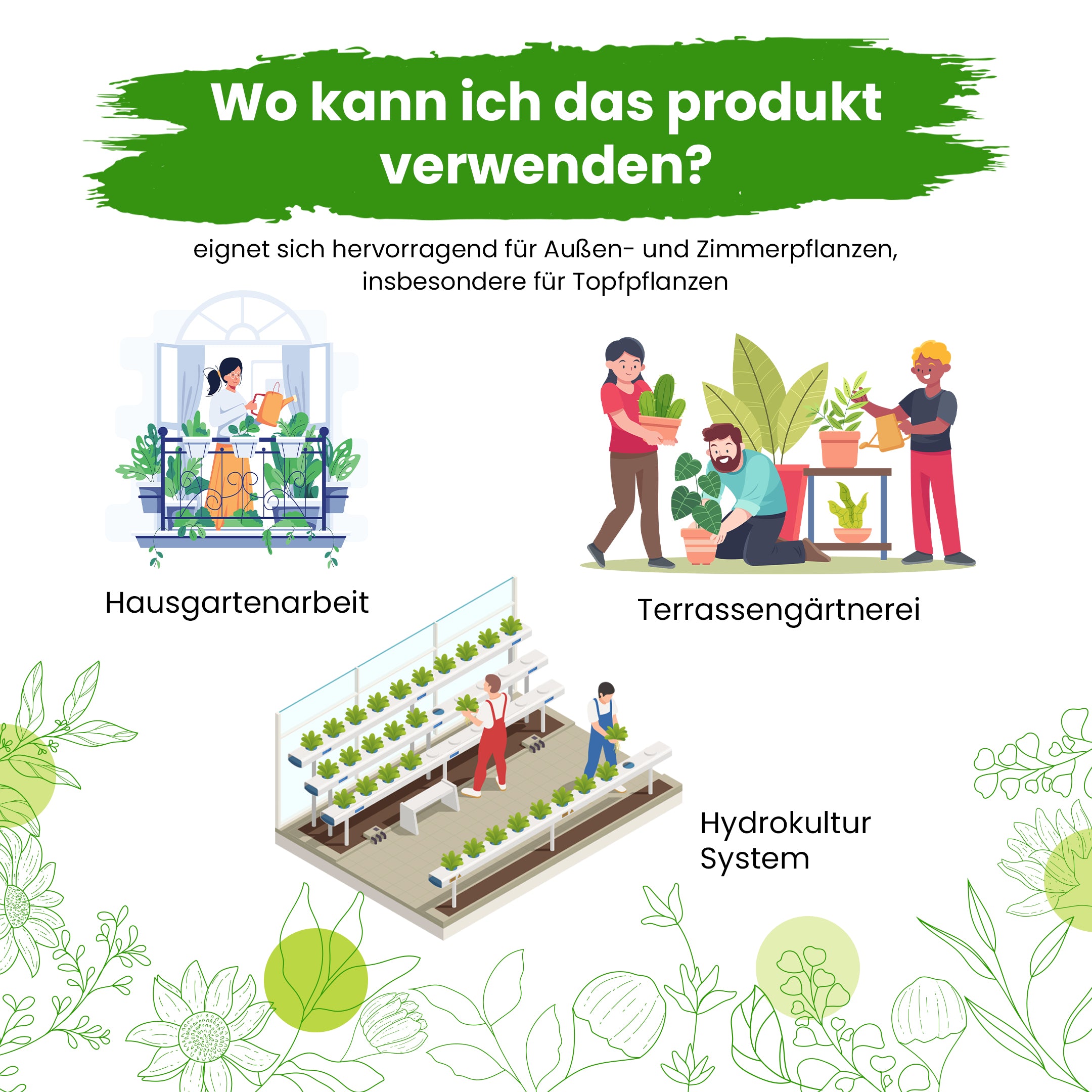 Kokos Flora Coco Coir Kokosnusserde, Kokossubstrat, Blumenerde, Pflanzerde, Topferde, 100% Kokosfasern