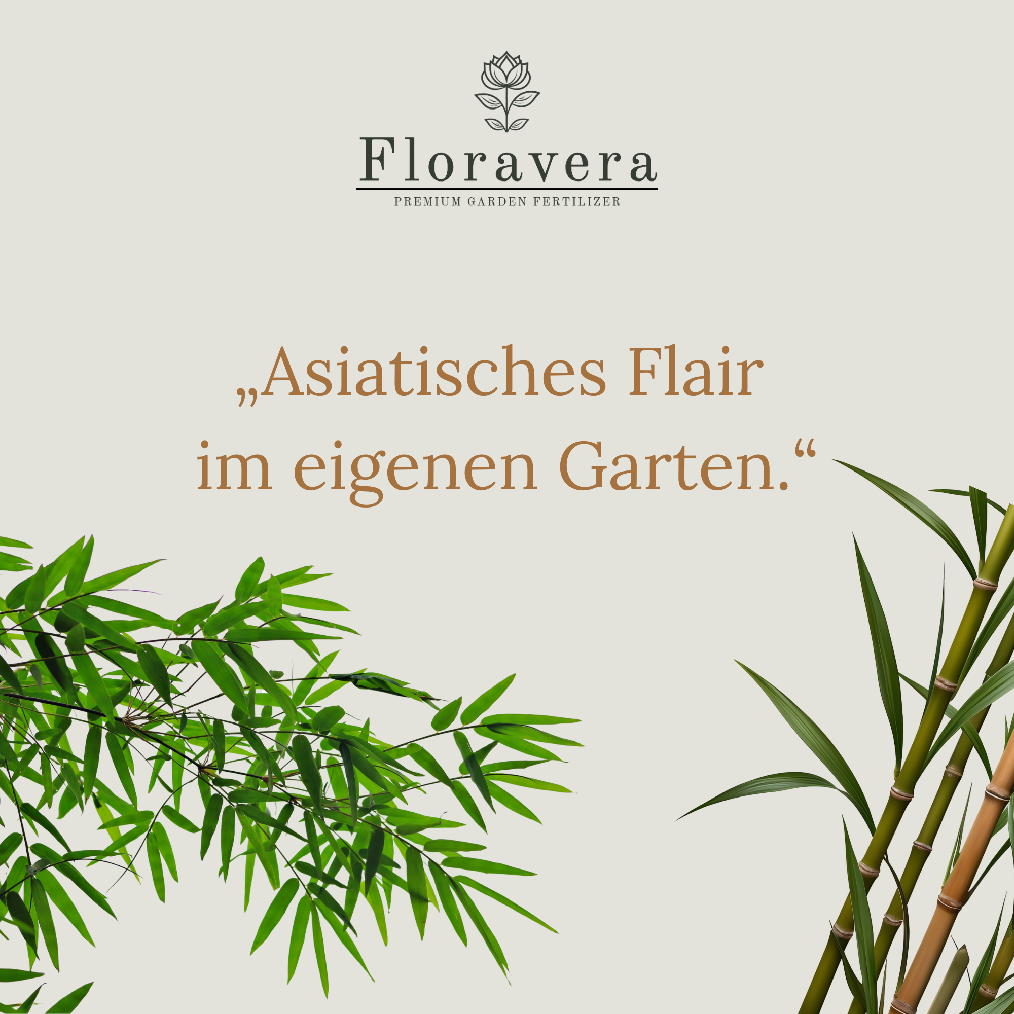 Floravera Premium BIO Bambuserde Pflanzerde 50 Liter