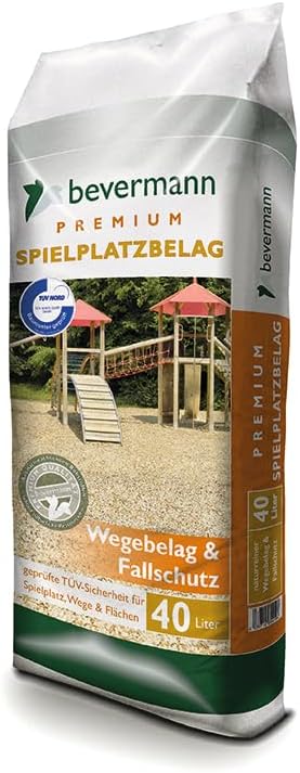 Bevermann Spielplatzbelag, Fallschutz, Wegebelag, Hackschnitzel