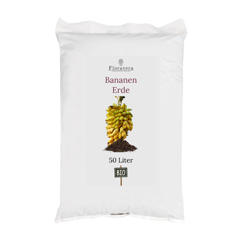 Floravera Premium BIO Bananenerde Pflanzerde 50 Liter
