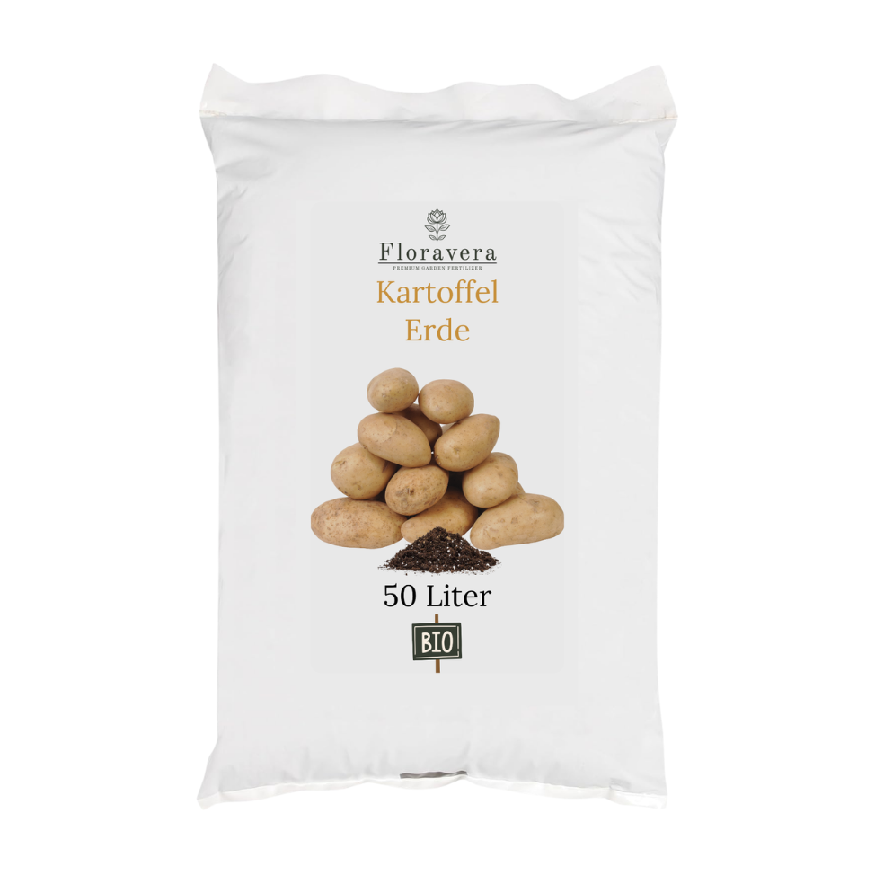 Floravera Premium BIO Kartoffelerde Blumenerde Pflanzerde 50 Liter