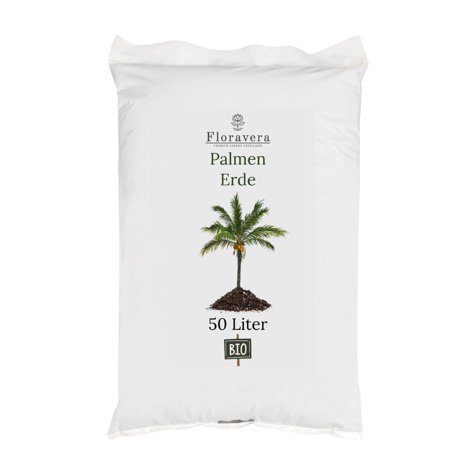 Floravera Premium BIO Palmenerde Pflanzerde 50 Liter