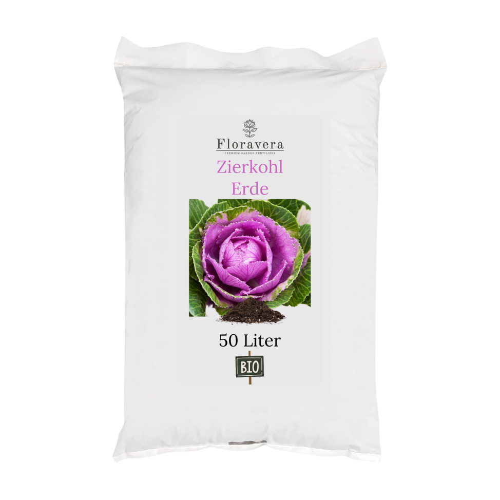 Floravera Premium BIO Zierkohlerde Pflanzerde 50 Liter