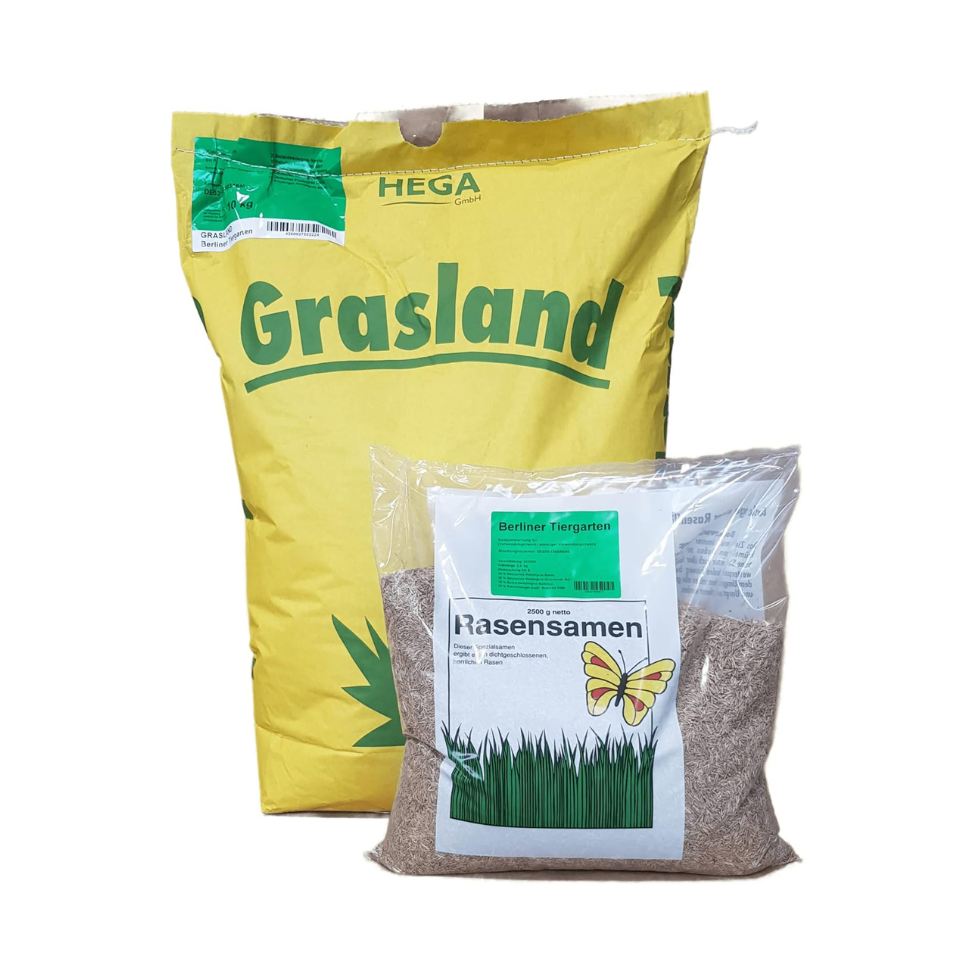 HEGA Grasland Rasensamen, Berliner Tiergarten, Grassamen, Saatgut, Ras –  HaGaFeShop
