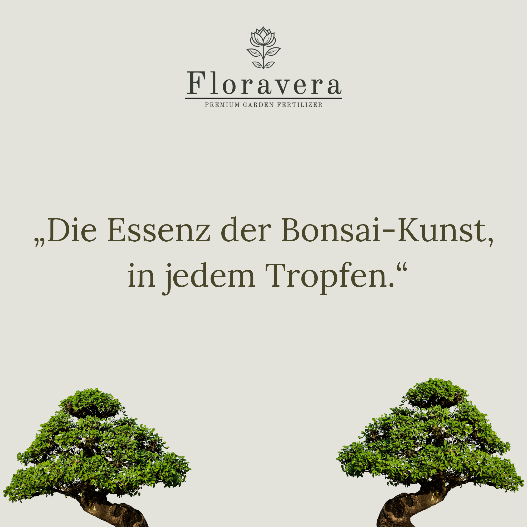 Floravera Premium Bonsai Bio-Flüssigdünger 1 Liter Bonsaidünger Dünger