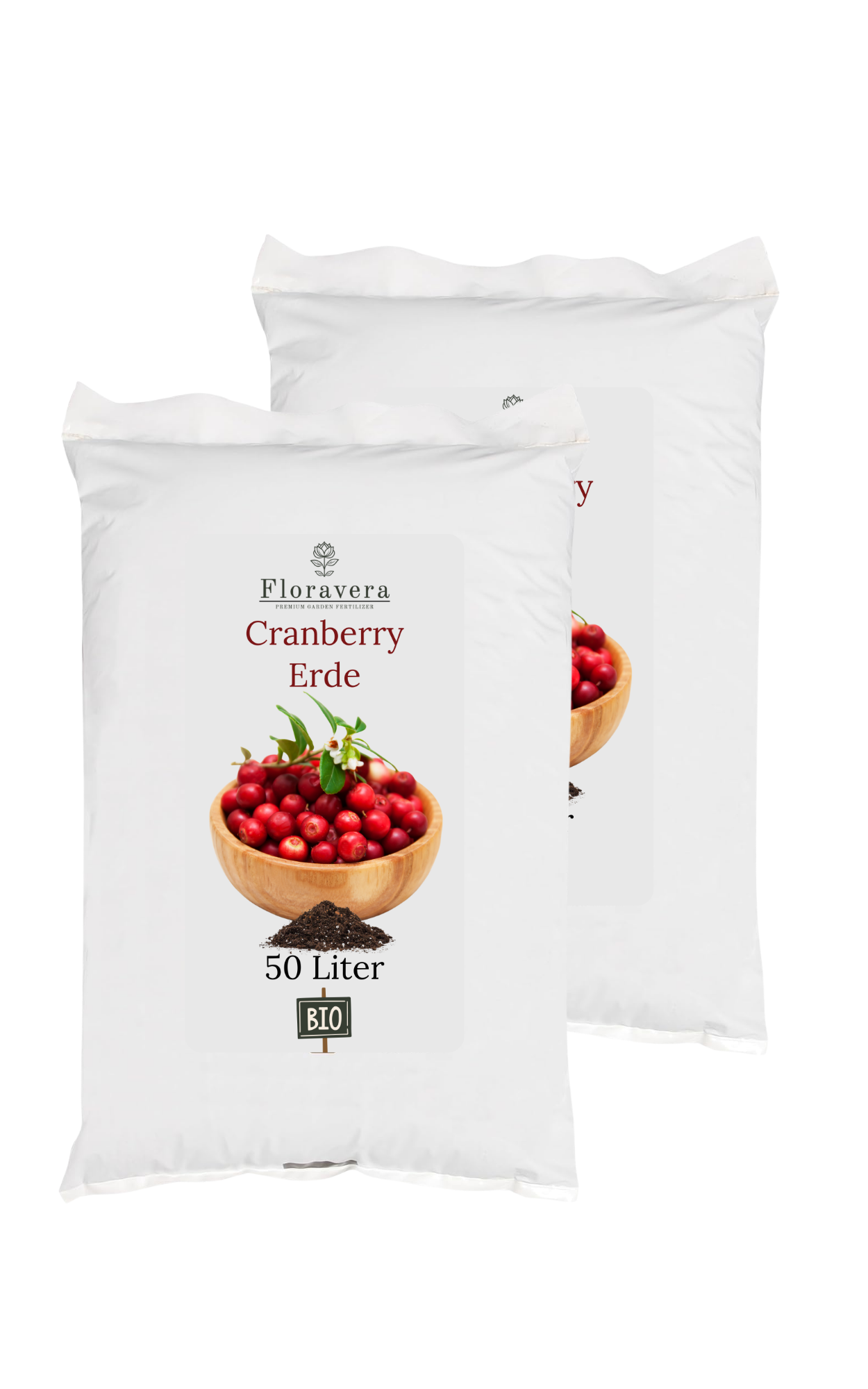 Floravera Premium BIO Cranberryerde Pflanzerde 50 Liter