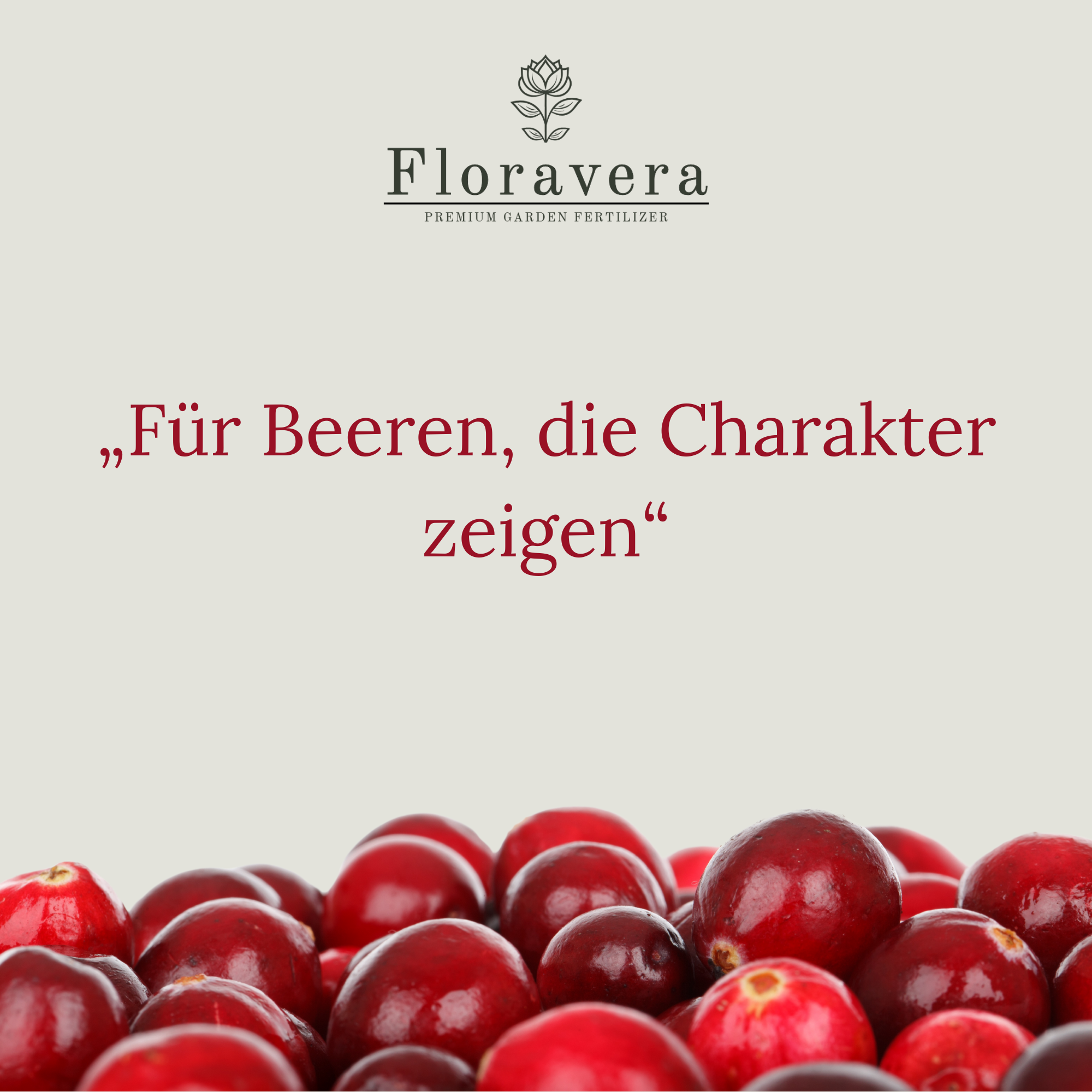 Floravera Premium BIO Cranberryerde Pflanzerde 50 Liter