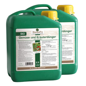 HaGaFe Bio Flüssigdünger, Gemüsedünger, Kräuterdünger, Blattdünger, Flüssig - Dünger
