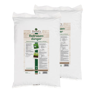 HaGaFe Rollrasendünger für Neuanlagen, Rasendünger für Rollrasen, Spezial Dünger, organisch mineralisch