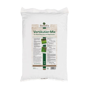 HaGaFe Vertikutier - Mix zur Rasenreparatur und Regeneration, mit Rasensamen, Ton, Bio Dünger und Kalk