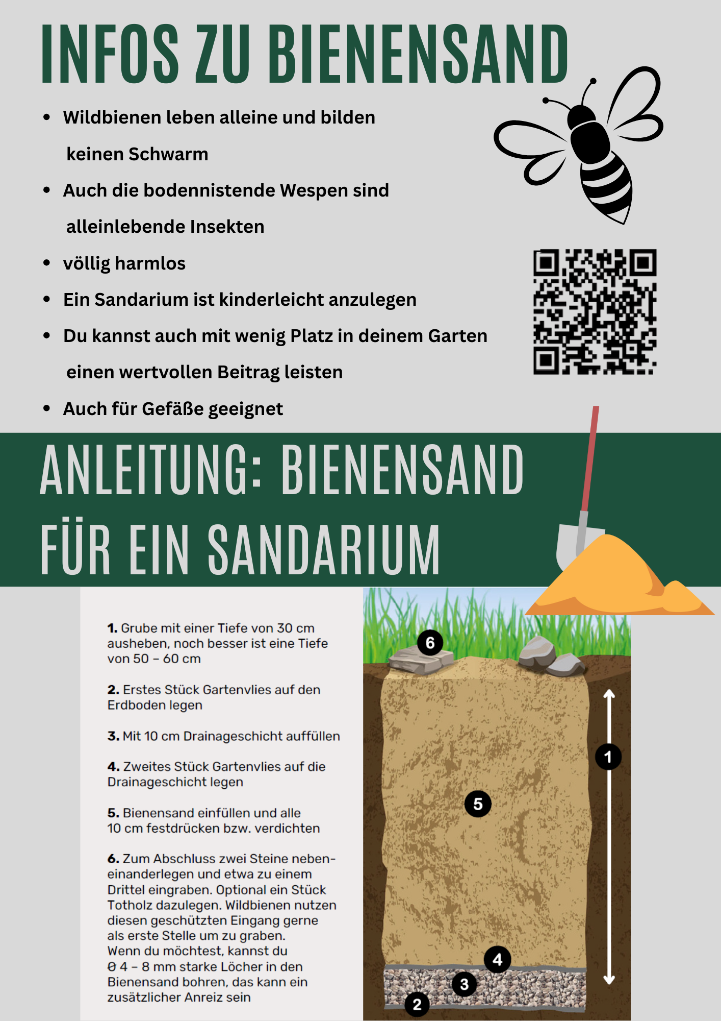 NWN Bee-Rent Bienensand Sandarium Sand 1 x 25kg