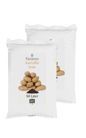 Floravera Premium BIO Kartoffelerde Blumenerde Pflanzerde 50 Liter