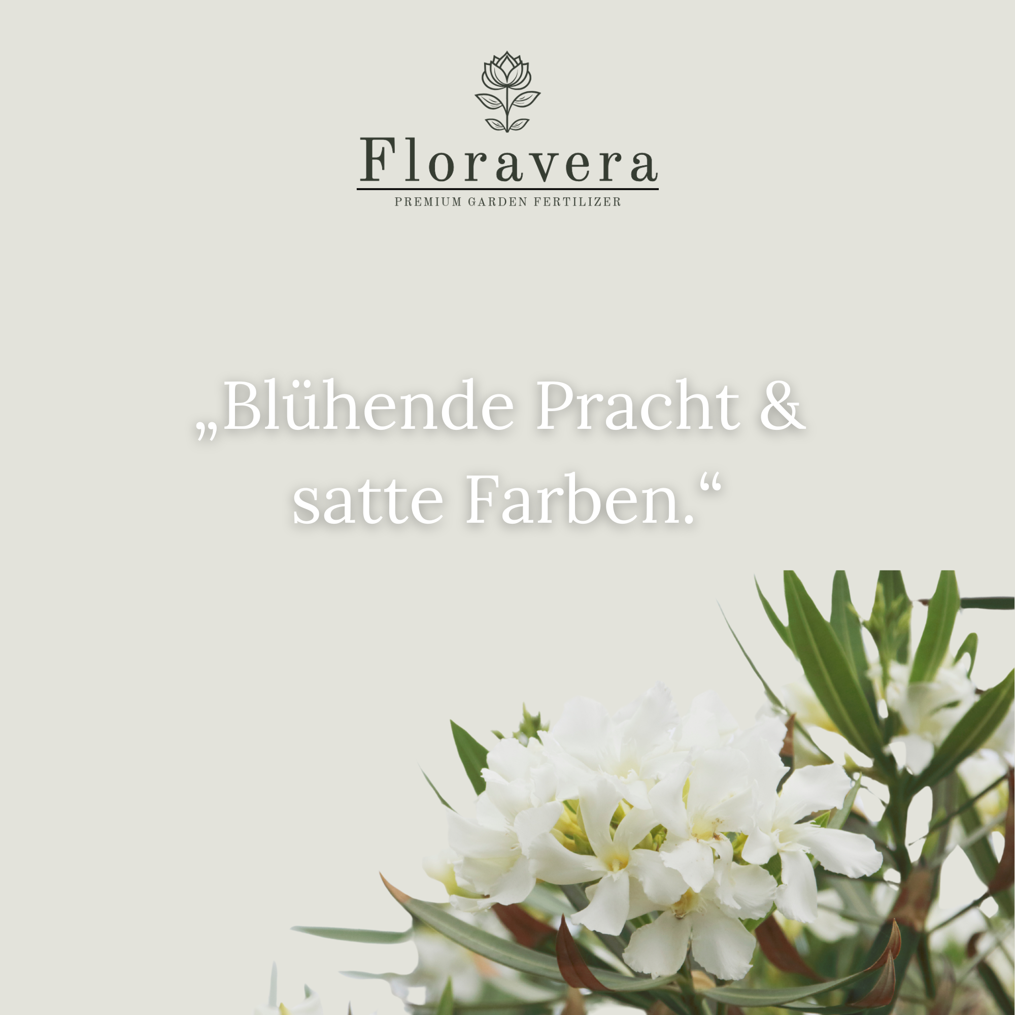 Floravera Premium Oleander Bio-Flüssigdünger 1 Liter Dünger Oleanderdünger