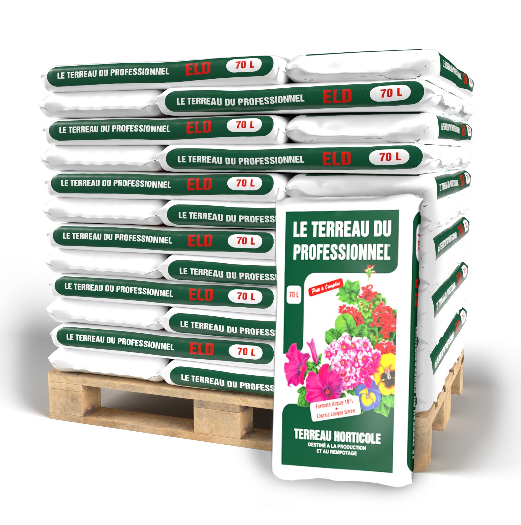 Plantaflor Blumenerde, Universalerde, Pflanzerde, Gartenerde, Kübelpflanzenerde, 70 L