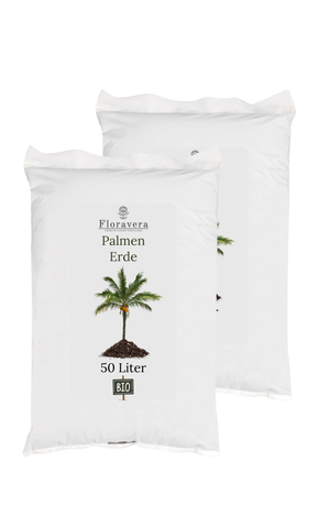 Floravera Premium BIO Palmenerde Pflanzerde 50 Liter