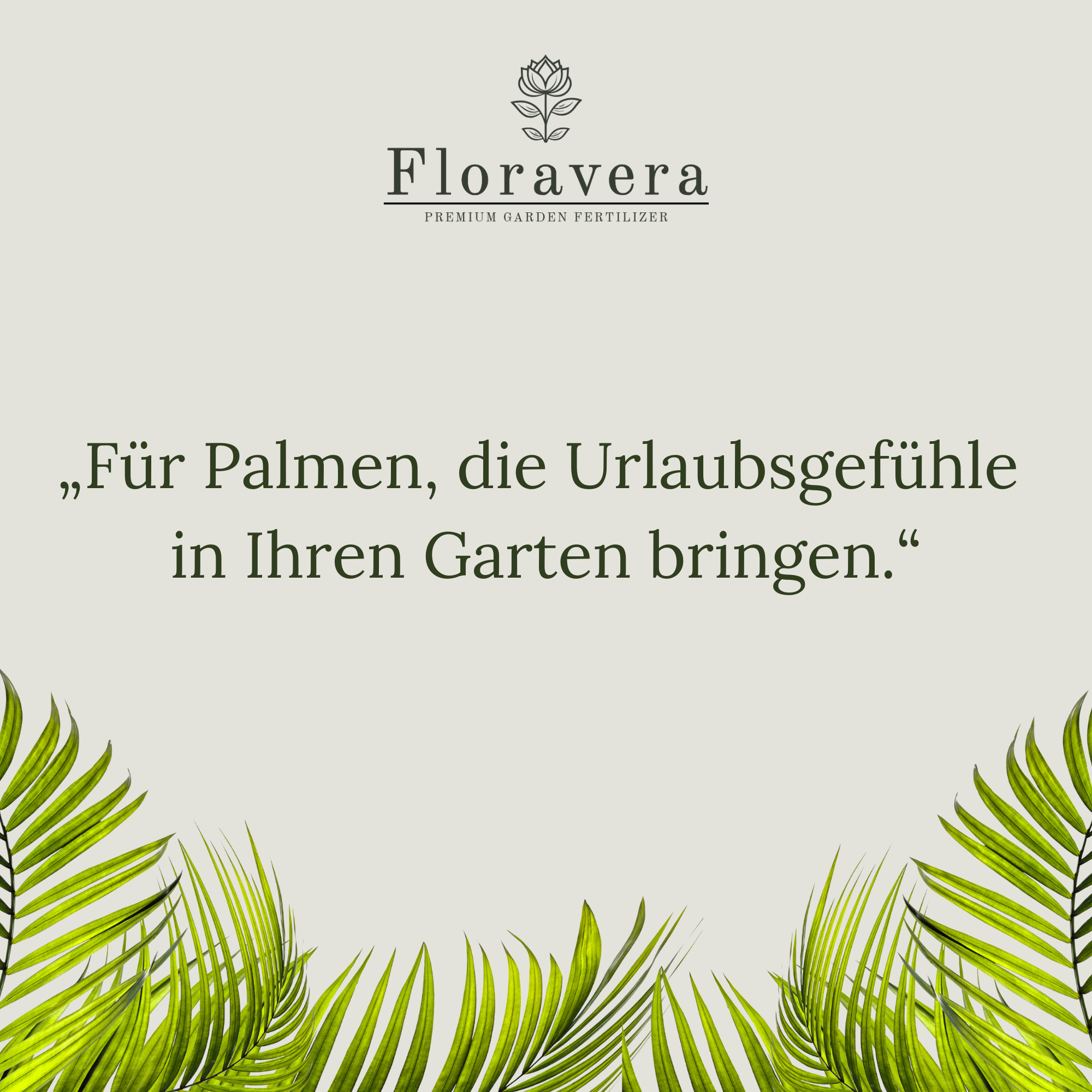 Floravera Premium Palmen Bio-Flüssigdünger 1 Liter Palmendünger Dünger