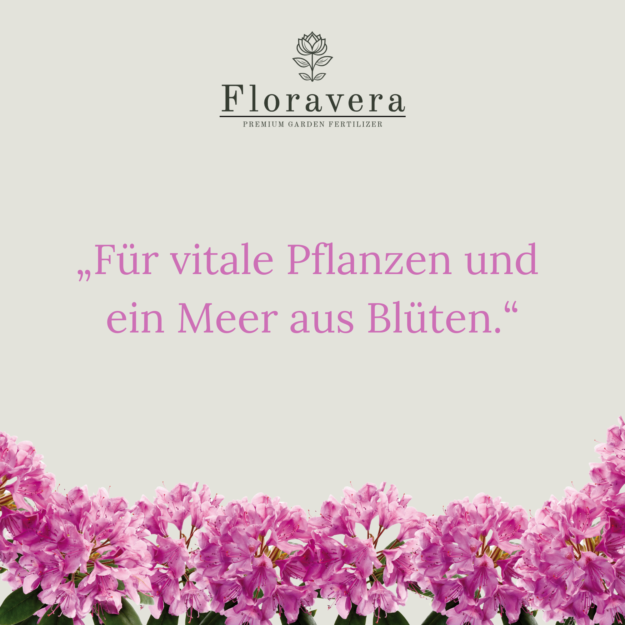 Floravera Premium Rhododendron Bio-Flüssigdünger 1 Liter Rhododendrondünger Dünger