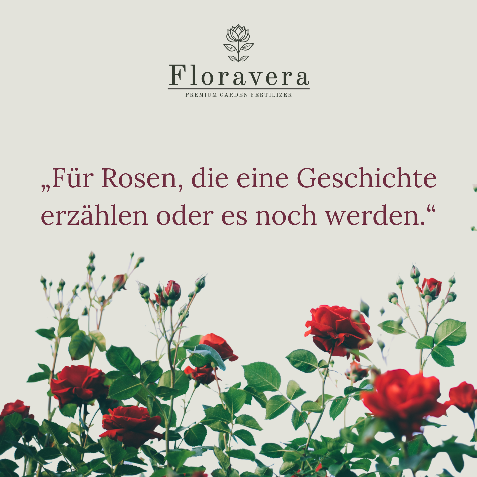 Floravera Premium Rosen Bio-Flüssigdünger 1 Liter Rosendünger Dünger