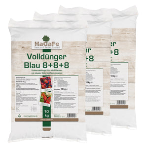 HaGaFe Volldünger Blau, Blaukorn, Universaldünger, Rasendünger, NPK Dünger, mineralischer Volldünger, Gartendünger