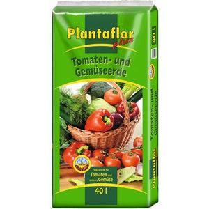Plantaflor Plus Tomatenerde, Gemüseerde, Paprikaerde, Gurkenerde, Gartenerde