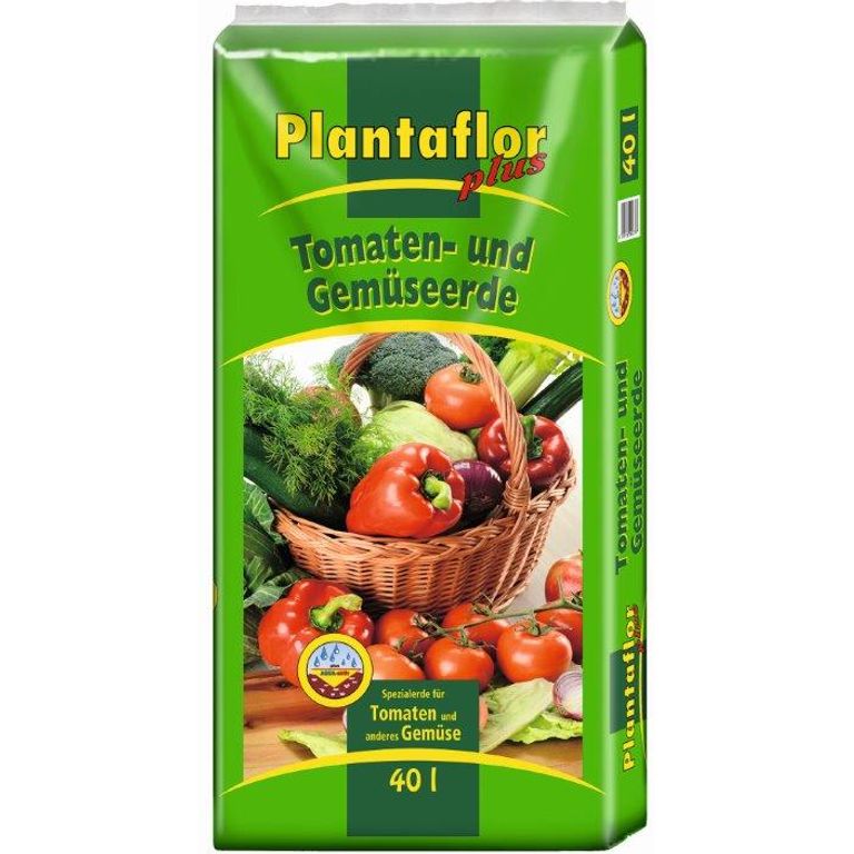 Plantaflor Plus Tomatenerde, Gemüseerde, Paprikaerde, Gurkenerde, Gartenerde