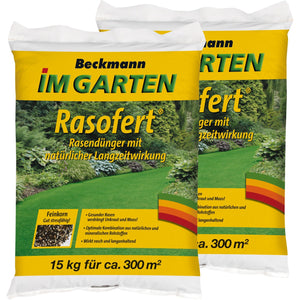 Beckmann Rasofert, Rasendünger, Rasen - Dünger mit natürlicher Langzeitwirkung