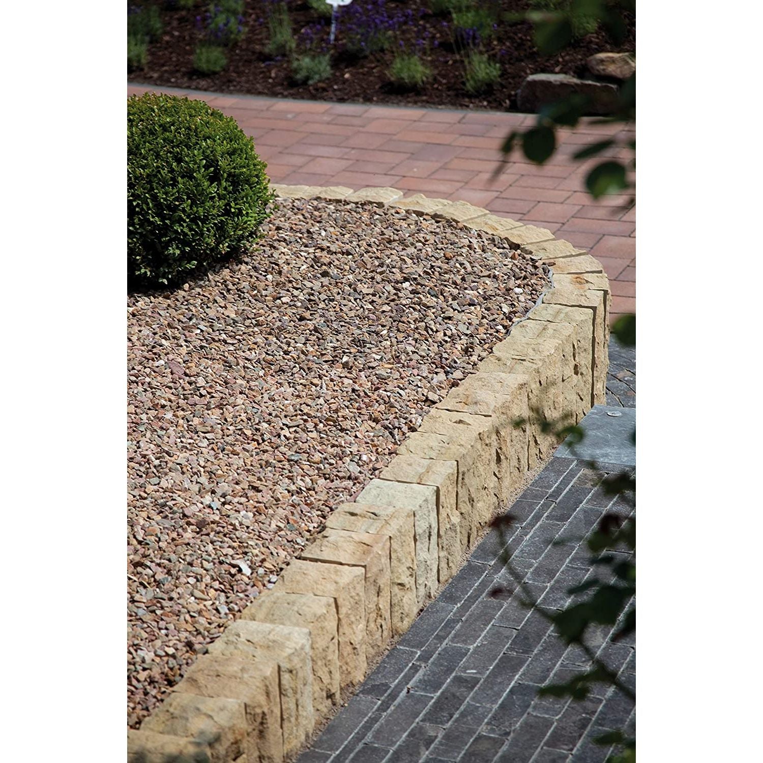 NWN Granit-Splitt 8-16 mm Rot Ziersplitt Granitsplitt Ziersteine Steine