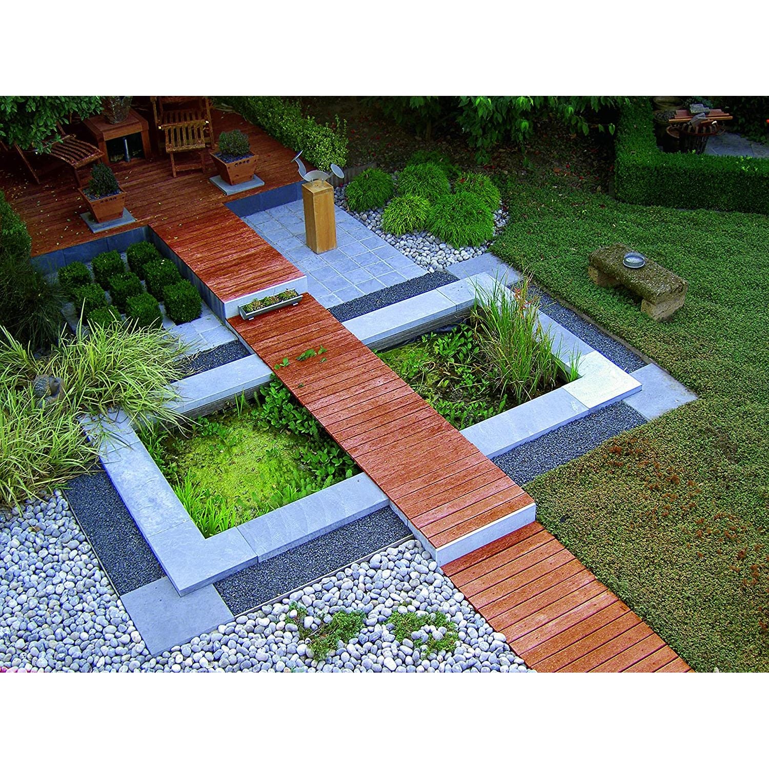 NWN Granitkies 30-60 mm Gletscher grau Zierkies Kies Granit