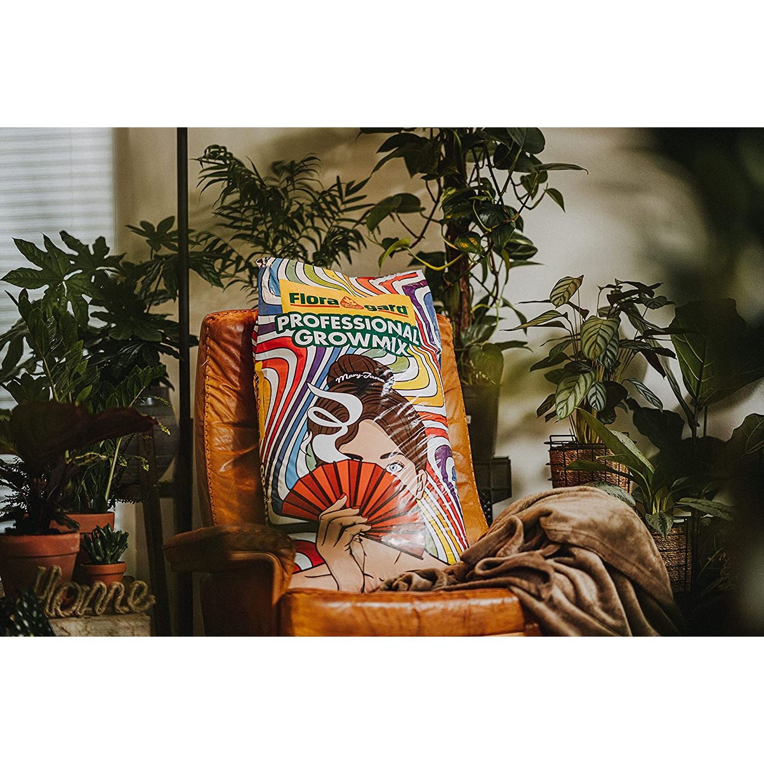 Floragard Professional Growmix 70L, Cannabis Erde Topfsubstrat mit Perlite und Trichoderma