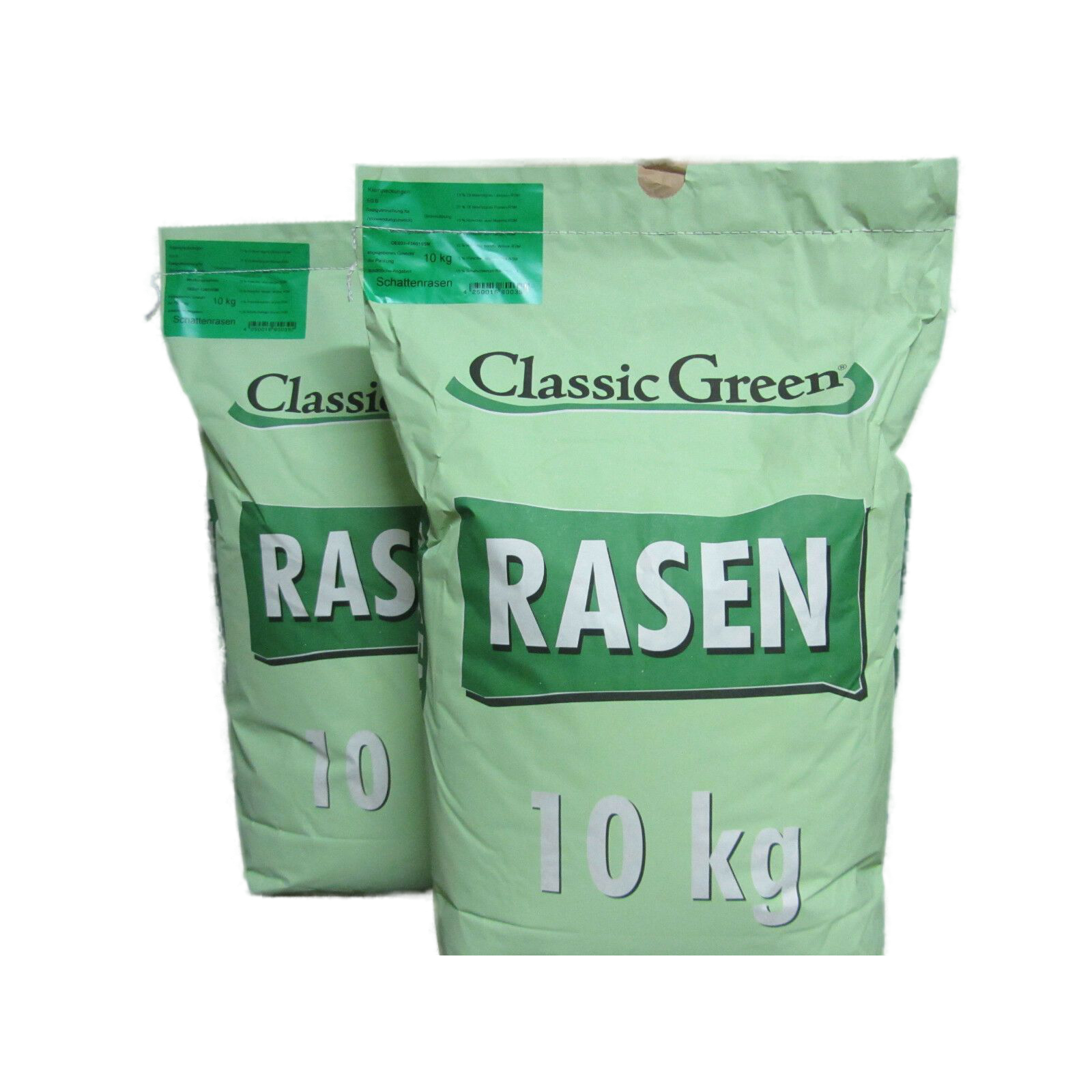 HEGA Classic Green, Schattenrasen, Rasensamen, Grassamen, Rasen, Zierrasen nach RSM