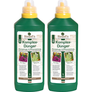 HaGaFe Bio Komplexdünger, Flüssigdünger, Universaldünger und Pflanzenstärkung, Blattdünger mit Bacillus Subtilis und Bacillus Megaterium