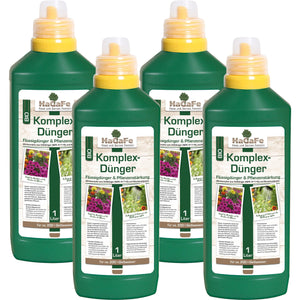 HaGaFe Bio Komplexdünger, Flüssigdünger, Universaldünger und Pflanzenstärkung, Blattdünger mit Bacillus Subtilis und Bacillus Megaterium