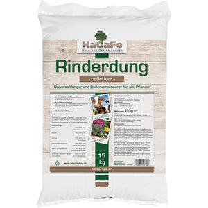 HaGaFe Rinderdung, Kuhmist, Organischer Gartendünger, Universaldünger, Mist