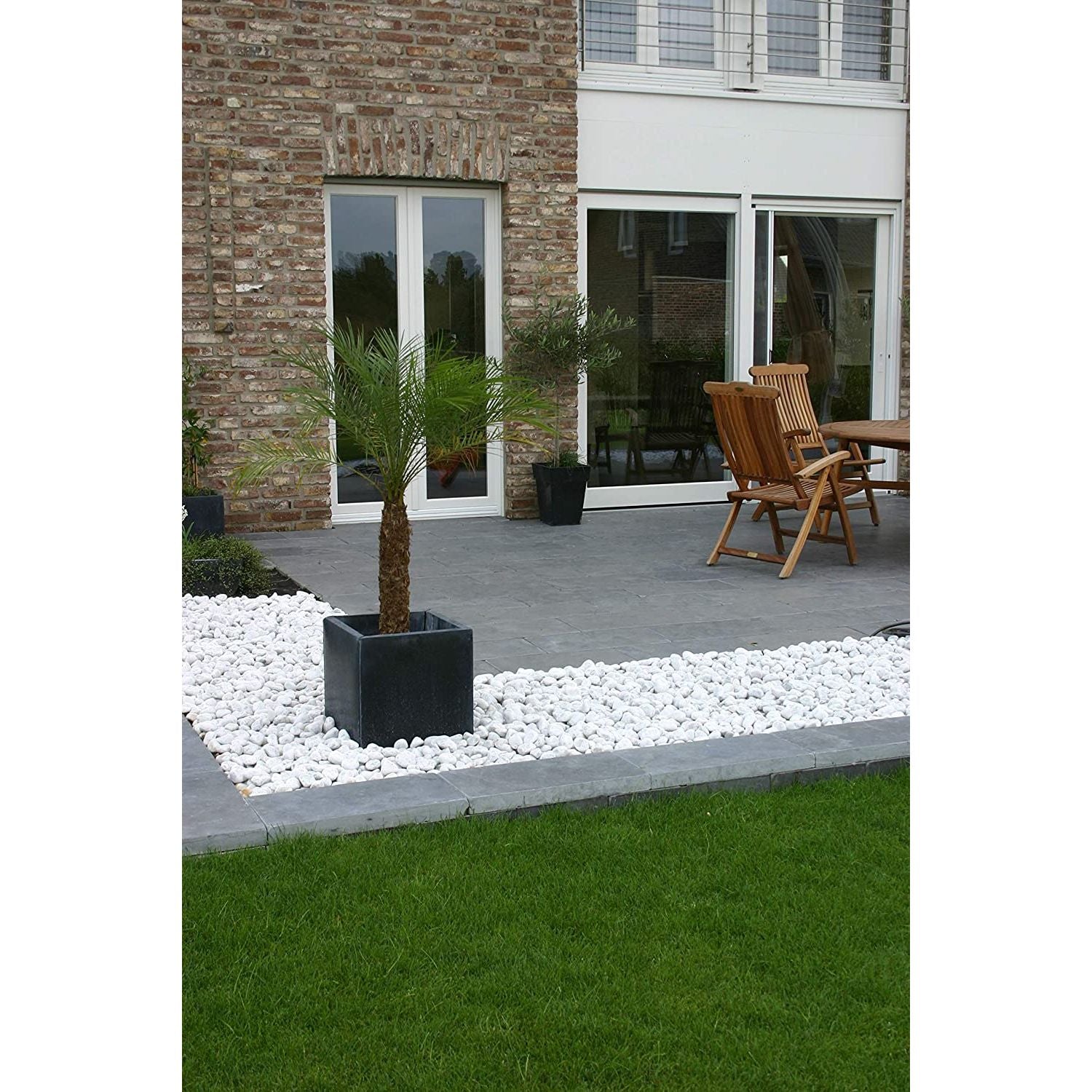 NWN Marmorkies Weiss 15-25 mm Dekorsteine Zierkies Zier-Kies Marmor Steine