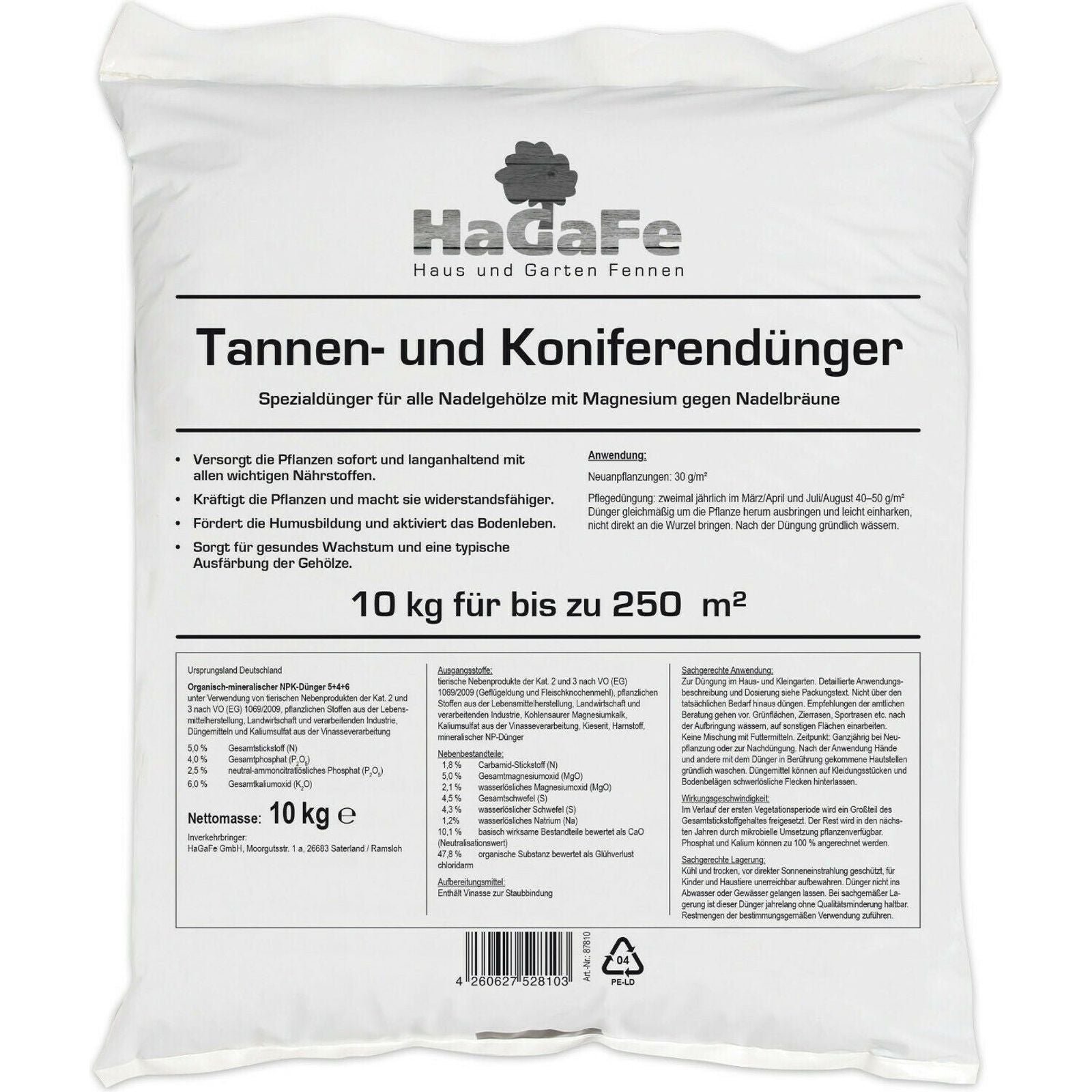 tanne düngen HaGaFe Tannendünger, Koniferendünger, Lebensbaumdünger, Zypressendünge –  HaGaFeShop
