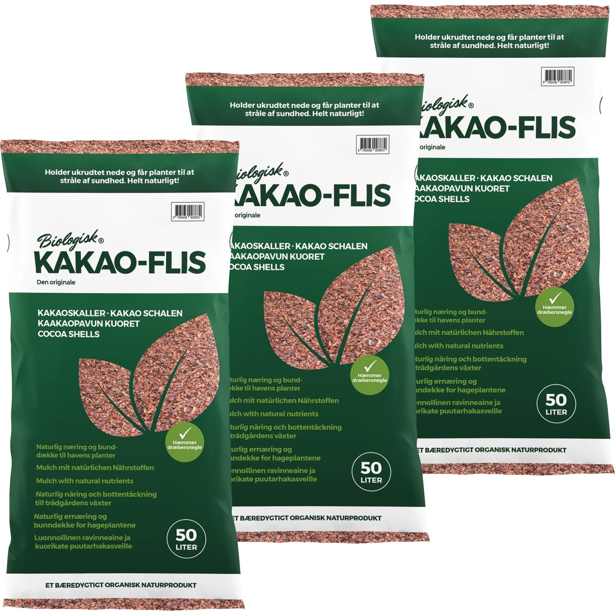 Floragard Kakaoschalen, Bodenabdeckung, Dekorbelag, Mulch, 100 % reine Kakaoschalen