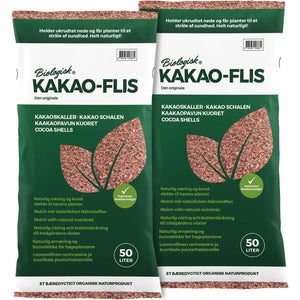 Floragard Kakaoschalen, Bodenabdeckung, Dekorbelag, Mulch, 100 % reine Kakaoschalen