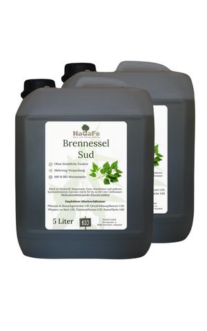 HaGaFe BIO Brennessel Sud 5 Liter Brennesseljauche Brennesseldünger