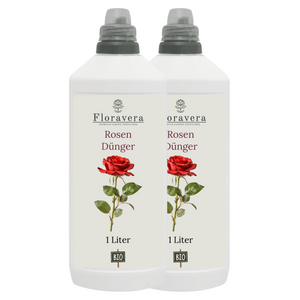 Floravera Premium Rosen Bio-Flüssigdünger 1 Liter Rosendünger Dünger