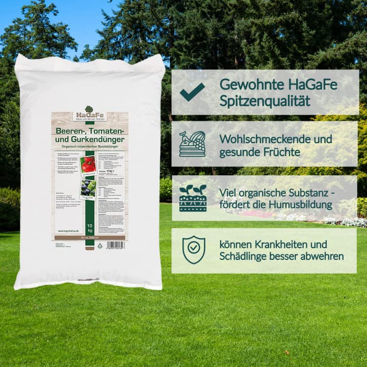 HaGaFe Beerendünger, Tomatendünger, Gurkendünger, Gemüsedünger, Hochbeetdünger