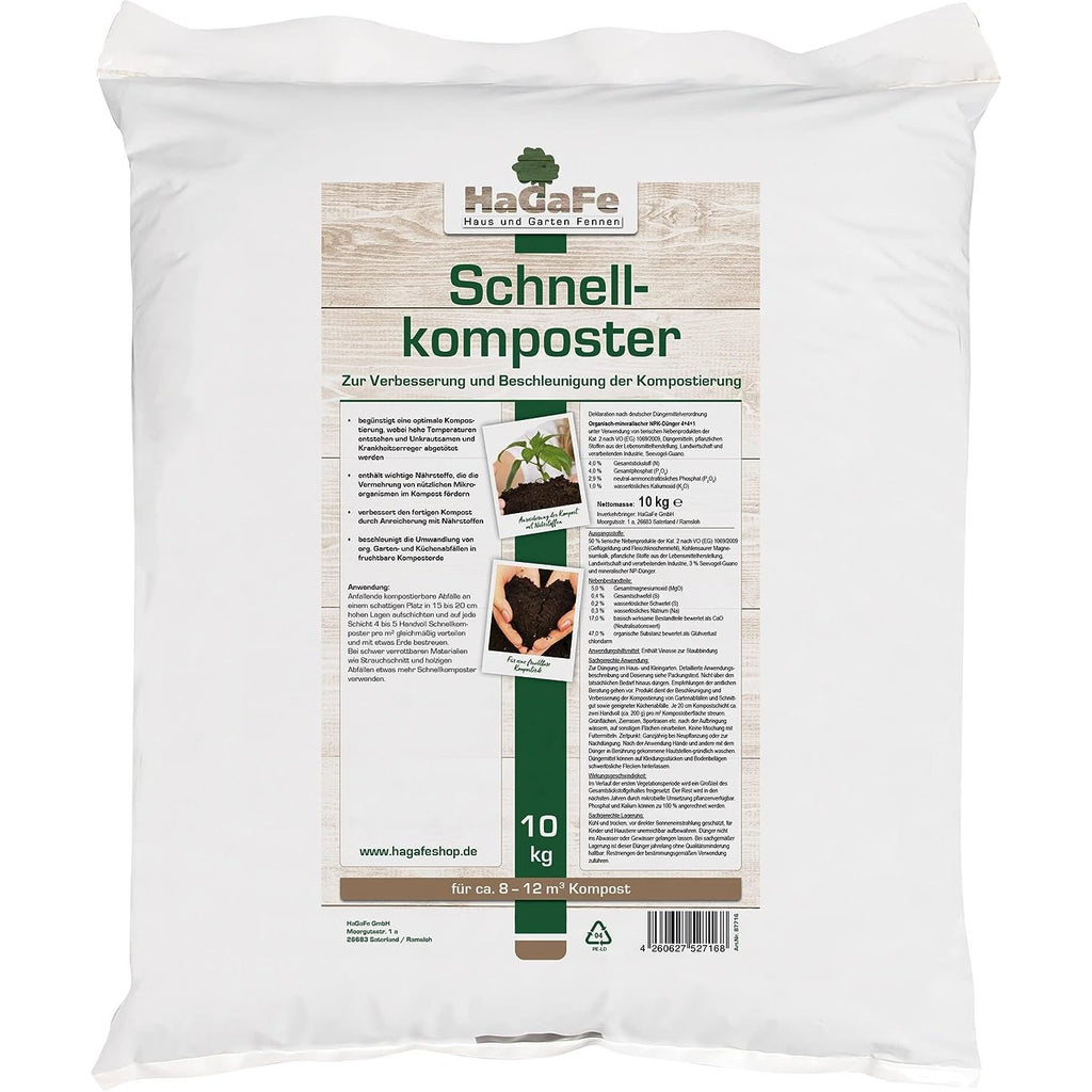 HaGaFe Schnellkomposter Kompostbeschleuniger Komposthilfe Kompost