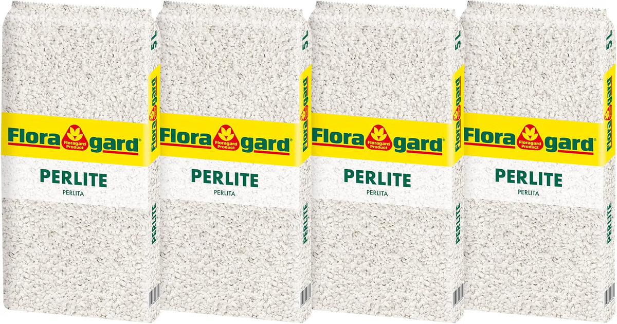Floragard Perlite 5 Liter - Optimale Bodenbelüftung für gesundes Pflanzenwachstum