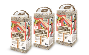 Delicia Energie Futter Mix, Ganzjahres Vogelfutter, Streufutter, Wildvogelfutter, mit Erdnusskernen, Beeren, Sonnenblumenkerne