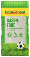 Floragard Rasenerde 40 L – lockeres Rasensubstrat mit Quarzsand & Naturdünger Guano zur Neuanlage, Ausbesserung & Pflege von Rasenflächen – fördert schnelle Keimung sowie grünen & gleichmäßigen Rasen