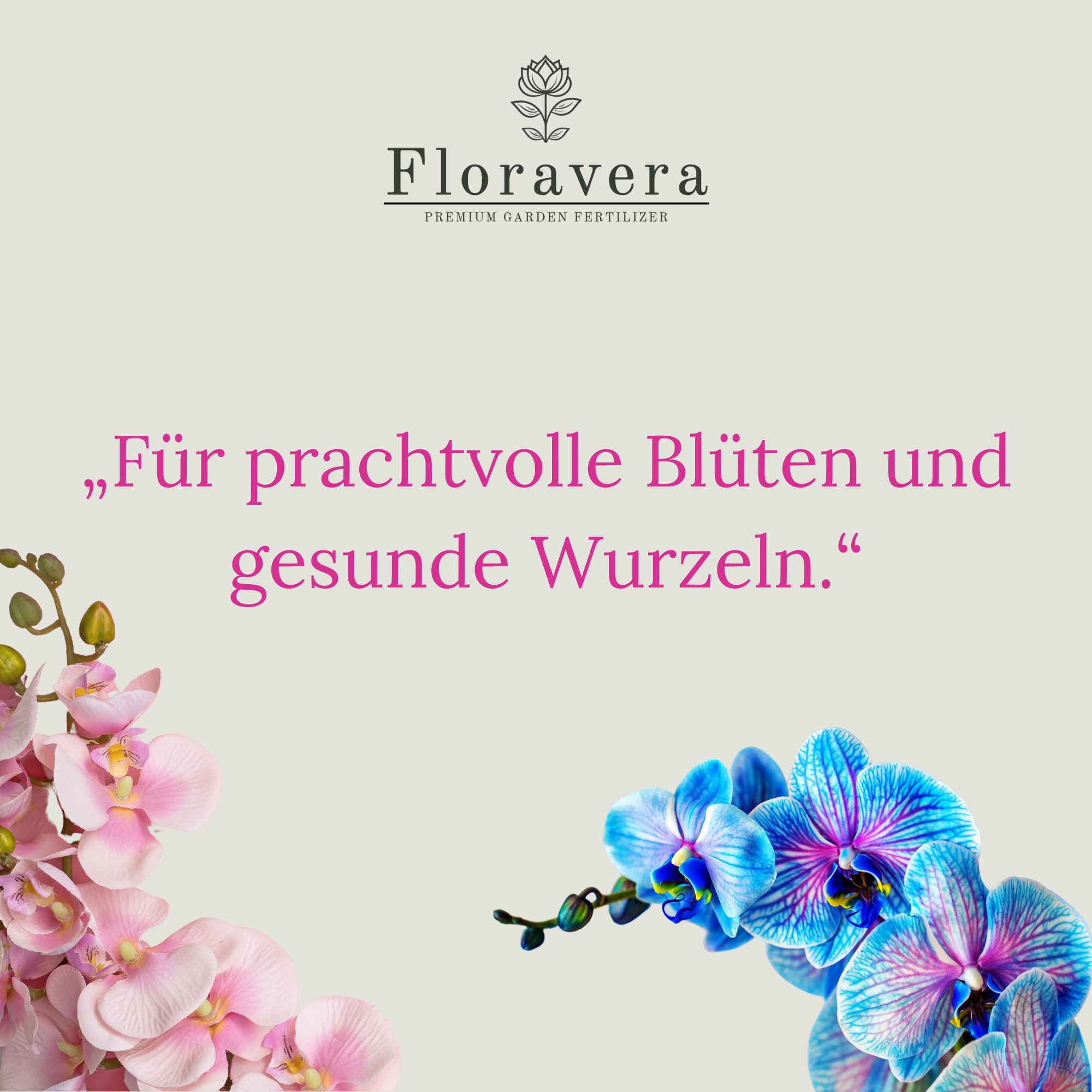 Floravera Premium Orchideen Bio-Flüssigdünger 1 Liter Dünger Orchideendünger